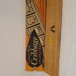 Vintage Cribbage Board